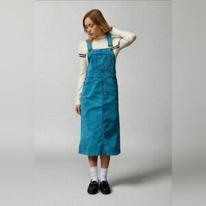 3 for 40$ Urban Outfitters BDG Women’s Danni Skirtall Midi Dress Blue Sz XS NWOT